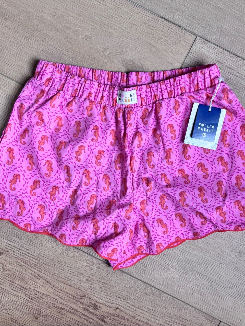 Women’s Roller Rabbit Hot Pink Seahorse Print Boxers